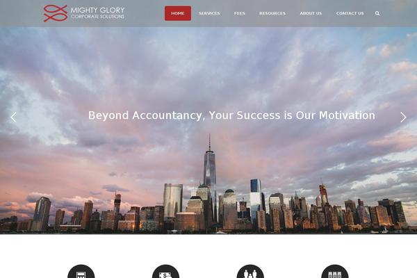 Jupiter theme site design template sample