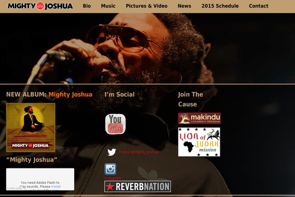 mightyjoshua.com site used Mighty