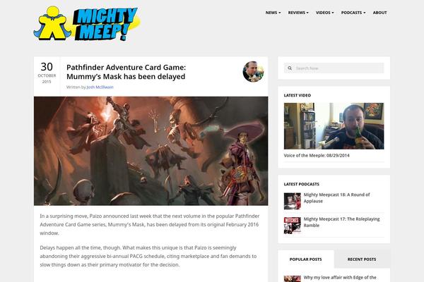 GoBlog theme site design template sample