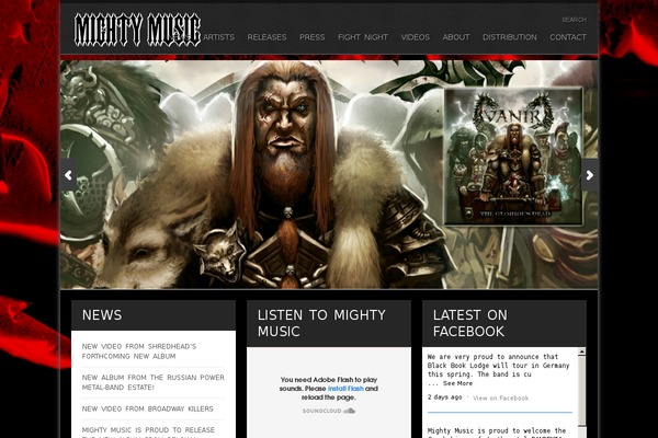 Rockit theme site design template sample