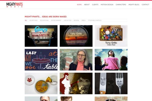 Showroom theme site design template sample