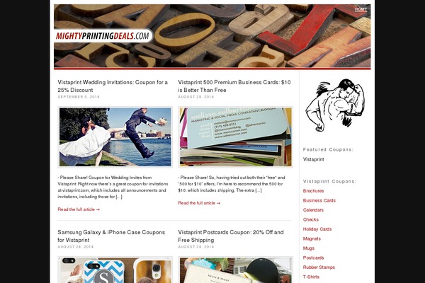 mightyprintingdeals.com site used Simplent