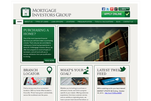 Site using Advanced Real Estate Mortgage Calculator plugin