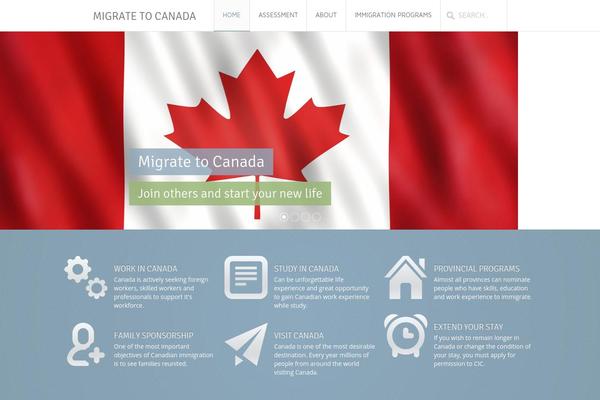 Infinite theme site design template sample