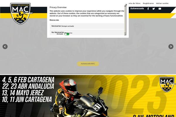 Site using Mage-eventpress plugin