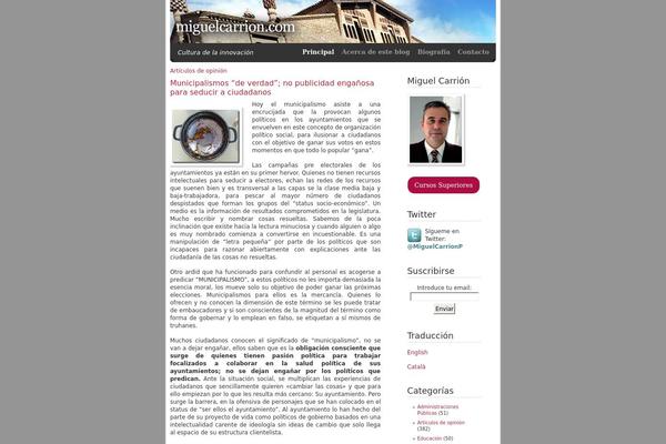 miguelcarrion.com site used Intense-10