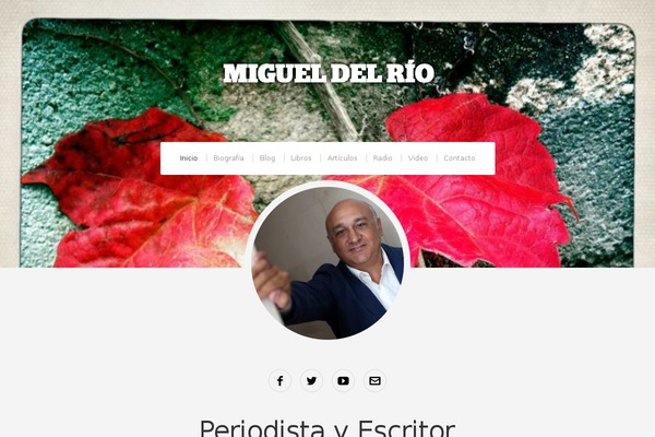 Organic_profile theme site design template sample