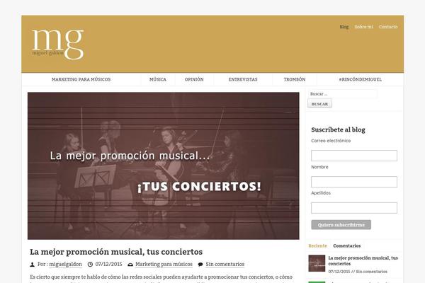 miguelgaldon.com site used Yourself-personal