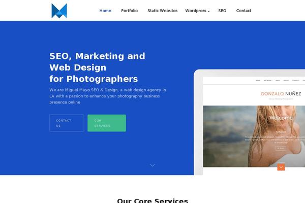 Mm theme site design template sample