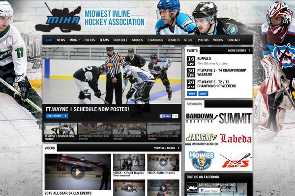 Carbon theme site design template sample