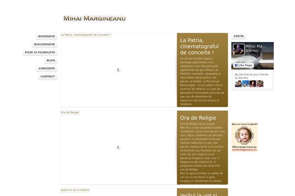 Genova theme site design template sample