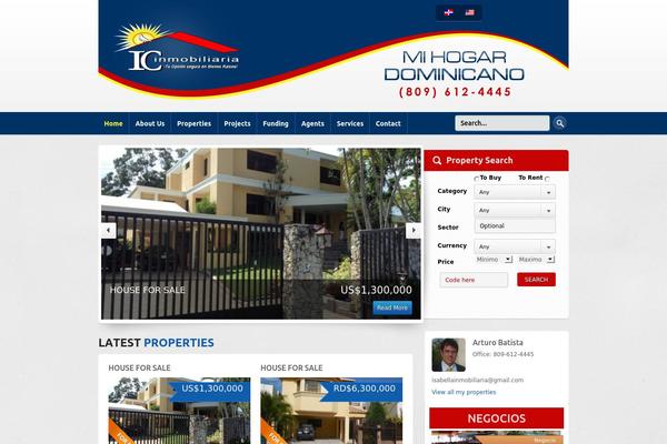 Site using Advanced Real Estate Mortgage Calculator plugin