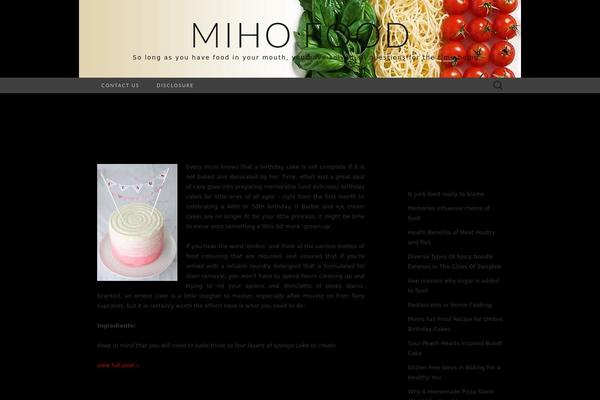 Suits theme site design template sample