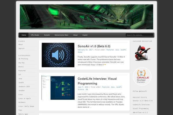 Site using Photonic Gallery for Flickr, Picasa, SmugMug, 500px, Zenfolio and Instagram plugin