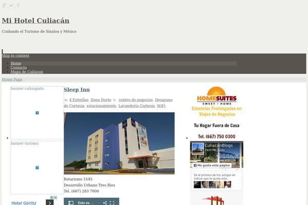 Nirvana theme site design template sample