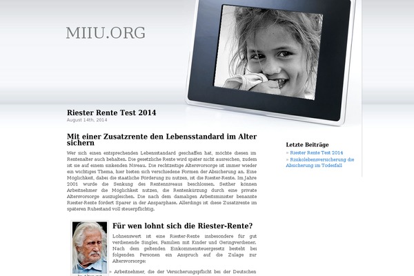 miiu.org site used Esther