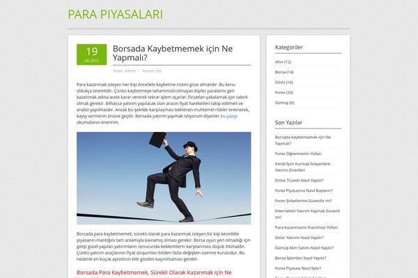 Contango theme site design template sample