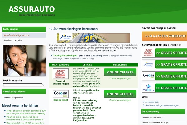 mijn-autoverzekeringen.be site used Auto4