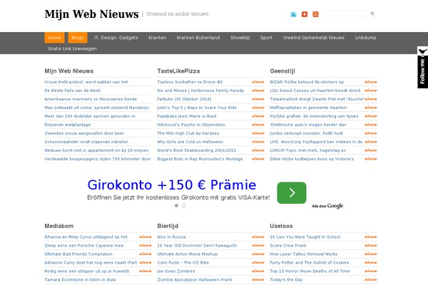 Onenews Premium theme site design template sample