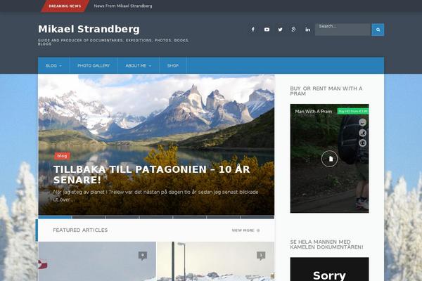 mikaelstrandberg.com site used NEWSmaker