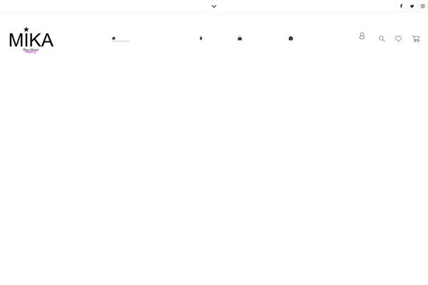 Mika theme site design template sample