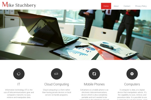 Rambo theme site design template sample