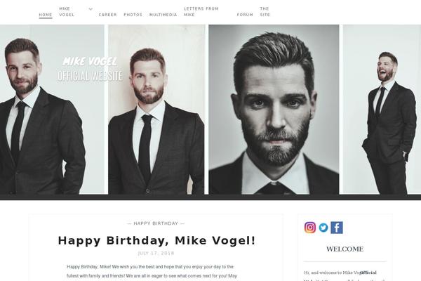 Boston theme site design template sample