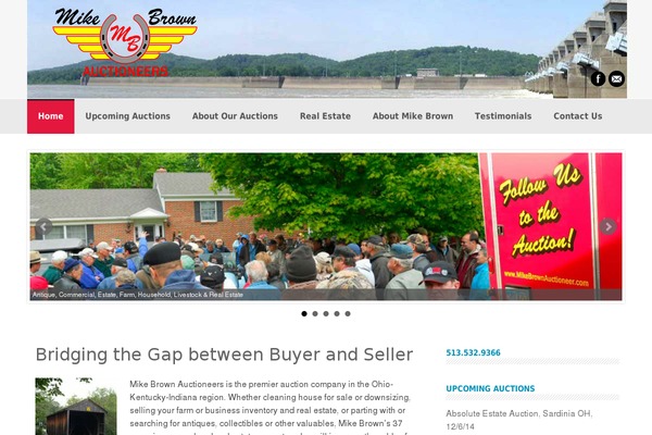 mikebrownauctioneer.com site used CleanWP