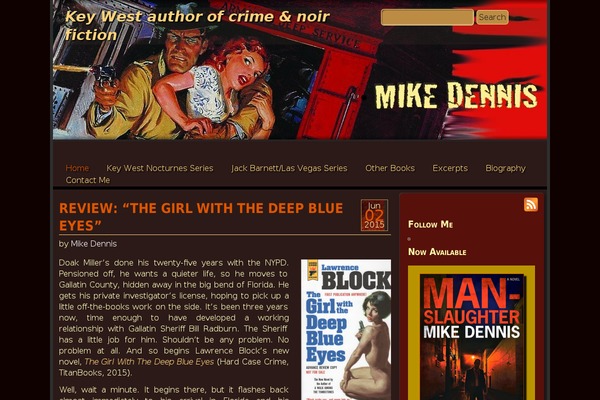 mikedennisnoir.com site used Mad-meg