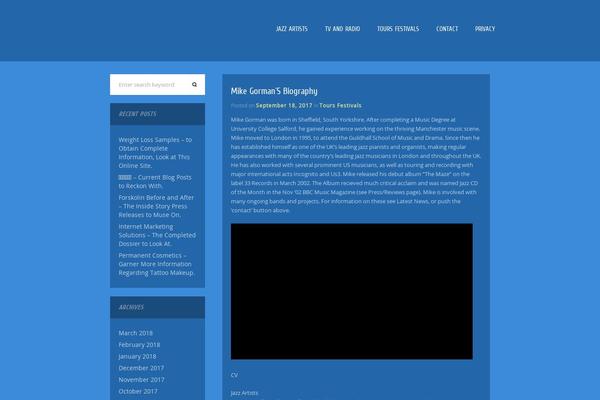 Optimizer theme site design template sample