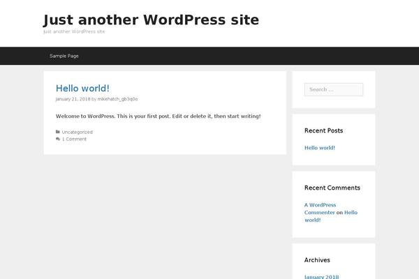 Site using The Countdown plugin