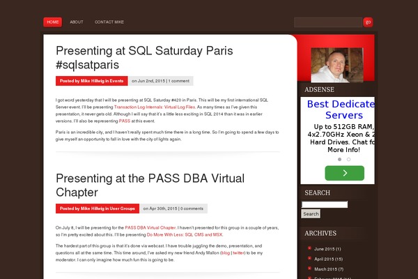 Basic theme site design template sample