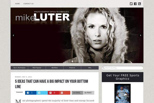 Get Noticed theme site design template sample