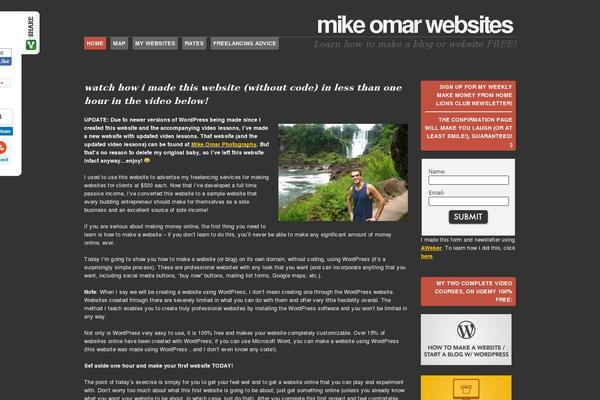 Site using The Social Links plugin