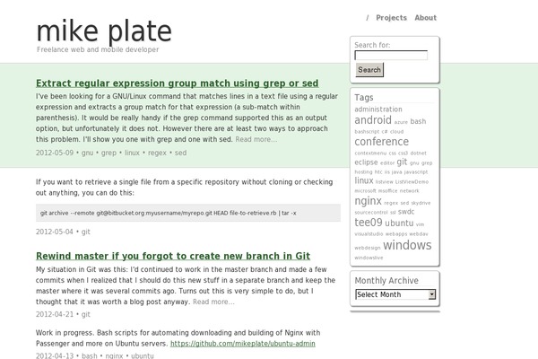 Iceberg theme site design template sample