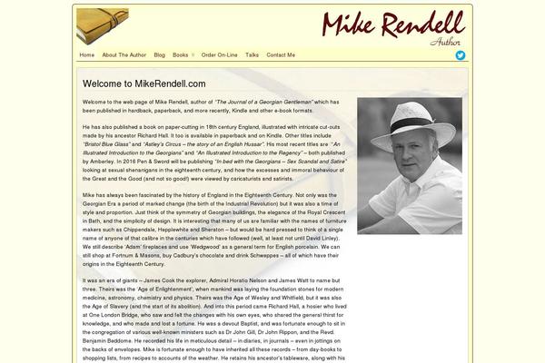 mikerendell.com site used Neve