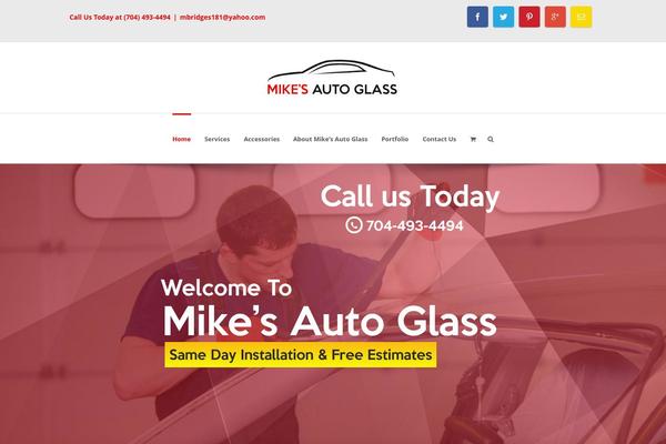 Avada theme site design template sample