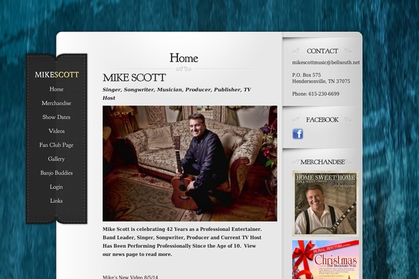 Memoir theme site design template sample