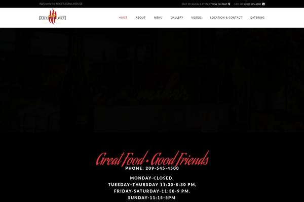 Chicagorestaurant theme site design template sample
