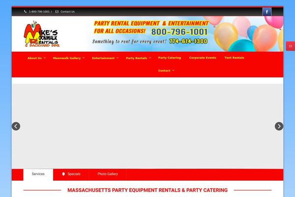 Envision theme site design template sample