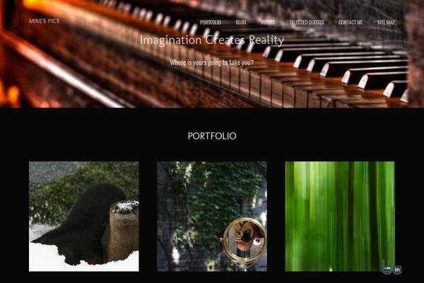 Site using Content Cards plugin