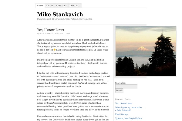 Thesis 1.8.5 theme site design template sample