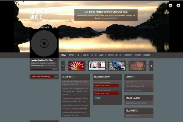 Soundcheck theme site design template sample