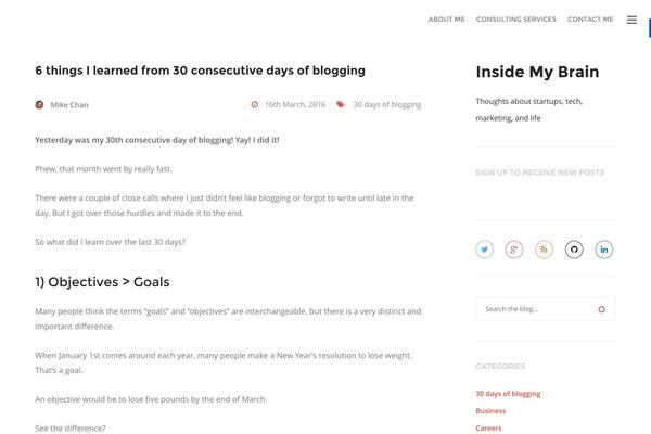 mikewchan.com site used Orcatheme