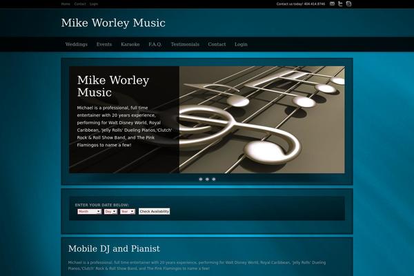 mikeworleymusic.com site used Modular