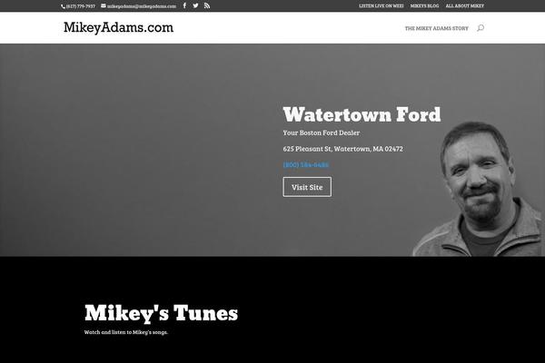 Site using Gigs Calendar plugin