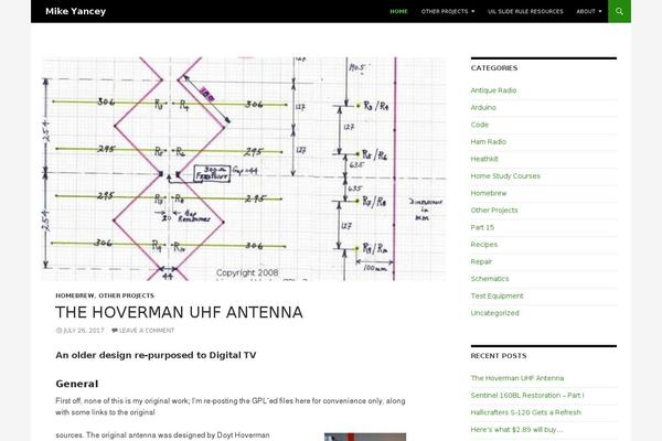 mikeyancey.com site used Twentyfourteen-child-rl