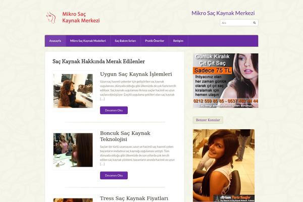 Petit theme site design template sample