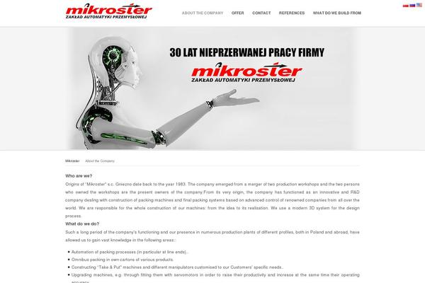 mikroster.pl site used Meet GavernWP