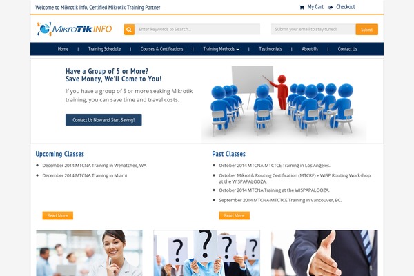 Site using Easy WordPress Parallax Slider plugin